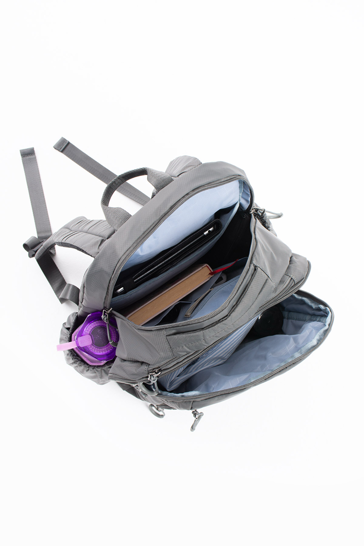 Sanmorris Unisex Suya Dayanikli 7 Bölmeli Parasüt Kumas Laptop BölmeliGünlük Sirt Çantası