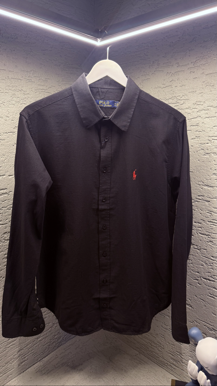 POLO RALPH LAUREN NAKIŞ LOGO KETEN GÖMLEK