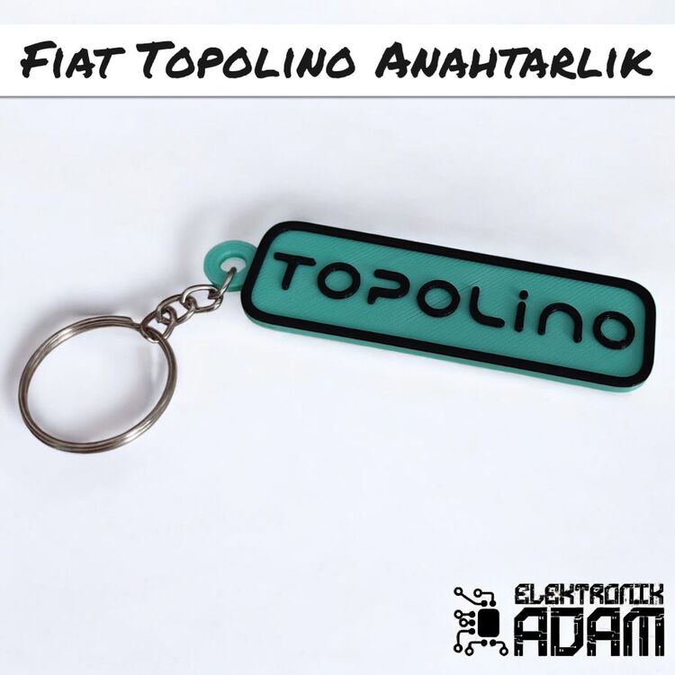 Fiat Topolino Anahtarlık