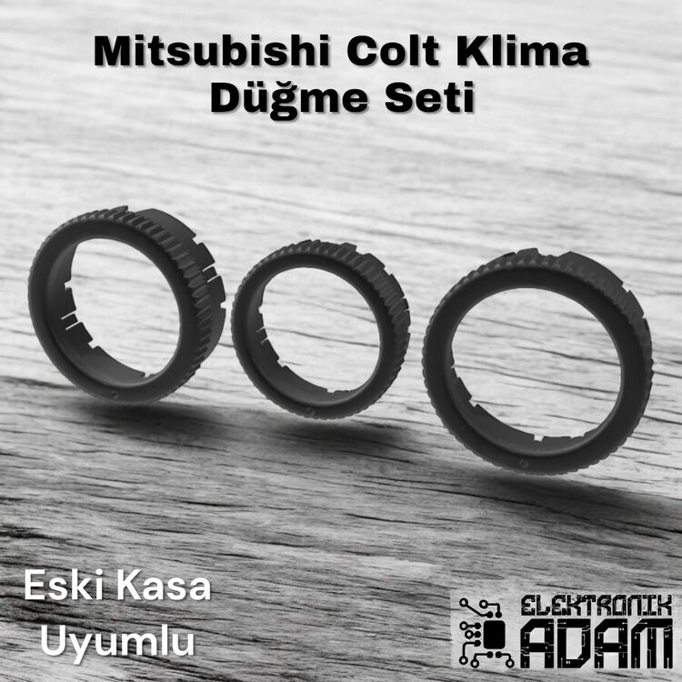 Mitsubishi Colt Eski Kasa Klima Düğme Seti