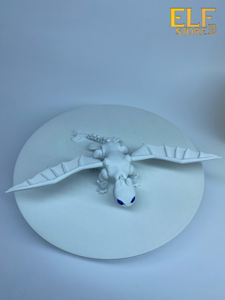 Ejderhanı Nasıl Eğitirsin Işığın Öfkesi Lıght Fury Beyaz 16 cm