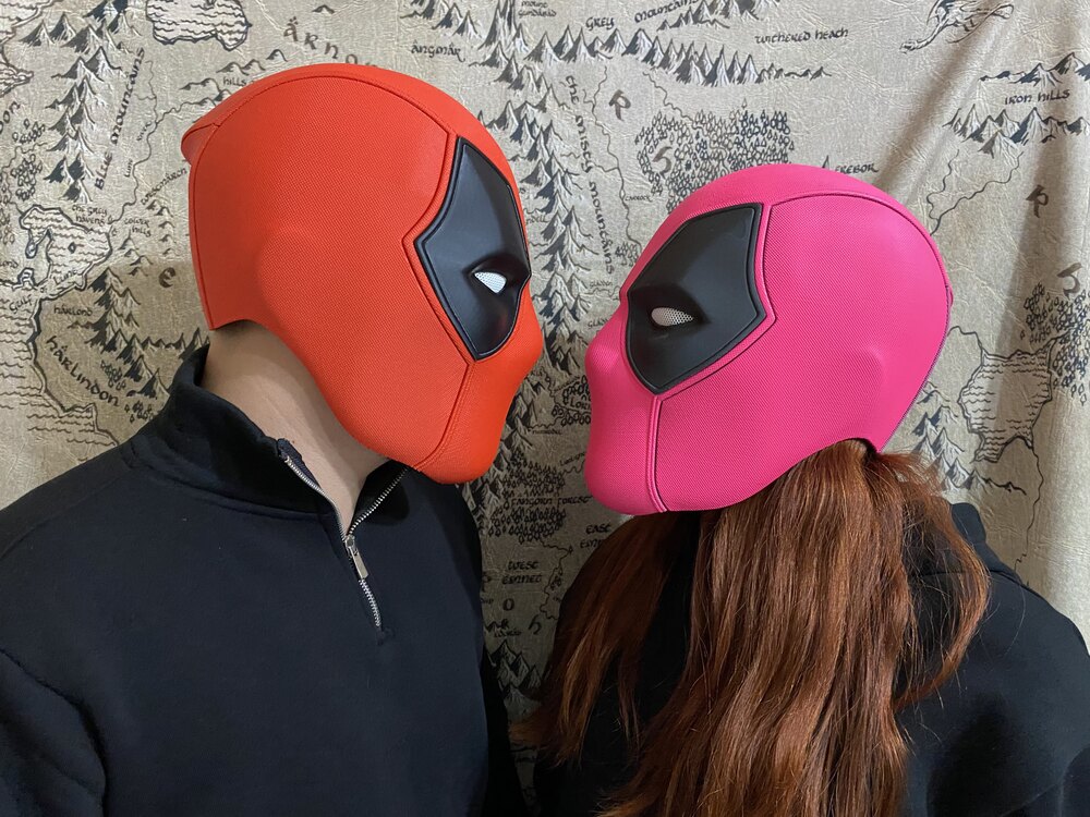 Deadpool Mıknatıslı Maske (Pembe)
