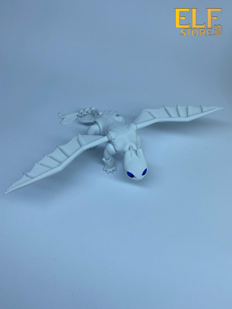 Ejderhanı Nasıl Eğitirsin Işığın Öfkesi Lıght Fury Beyaz 16 cm