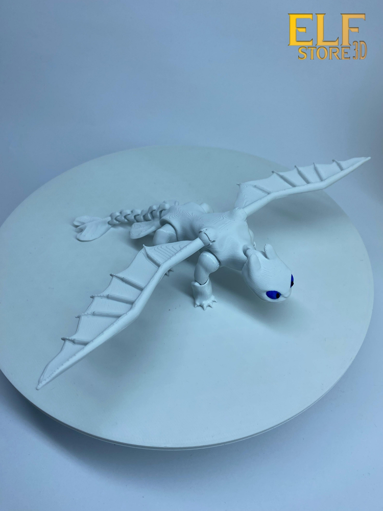Ejderhanı Nasıl Eğitirsin Işığın Öfkesi Lıght Fury Beyaz 16 cm