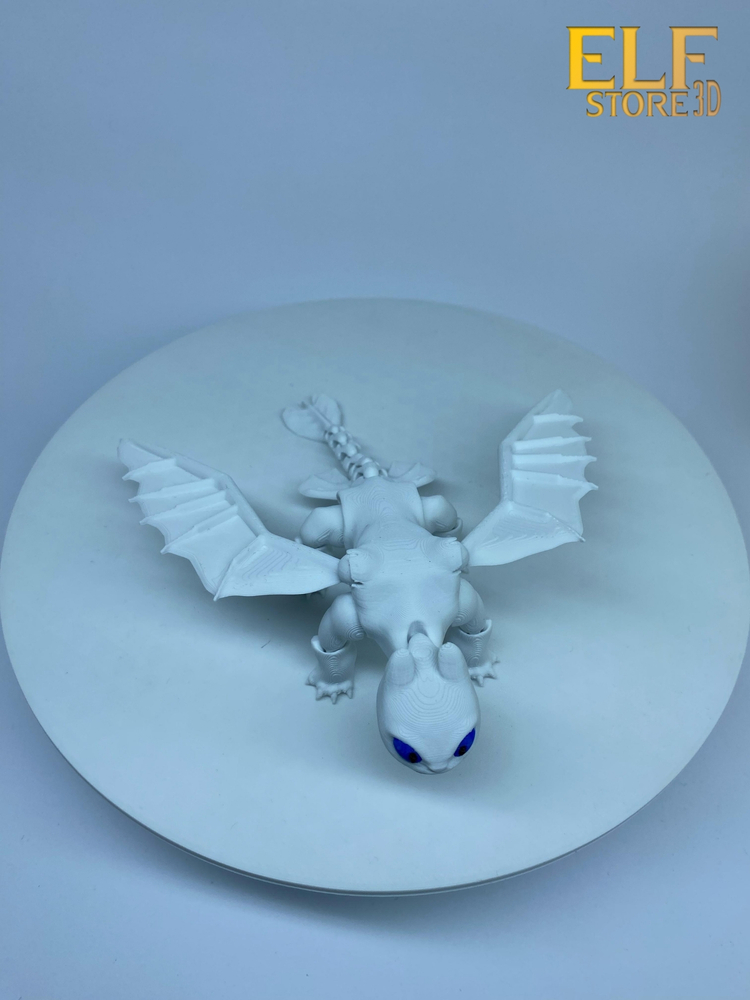 Ejderhanı Nasıl Eğitirsin Işığın Öfkesi Lıght Fury Beyaz 16 cm