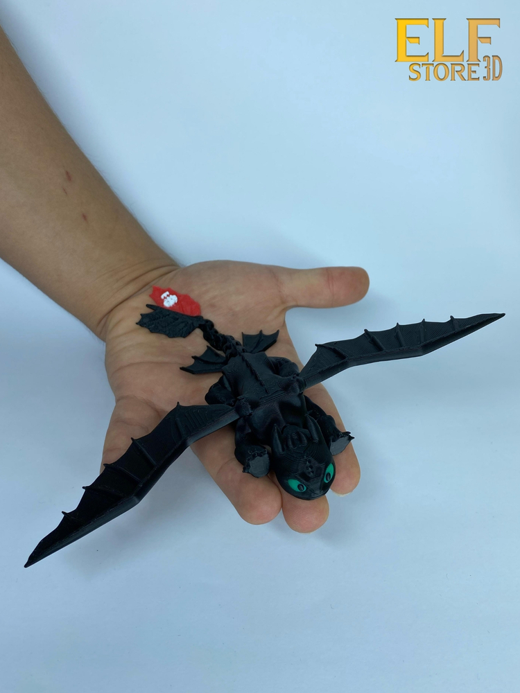 Ejderhanı Nasıl Eğitirsin Dişsiz Gecenin Öfkesi Nıght Fury 16 cm