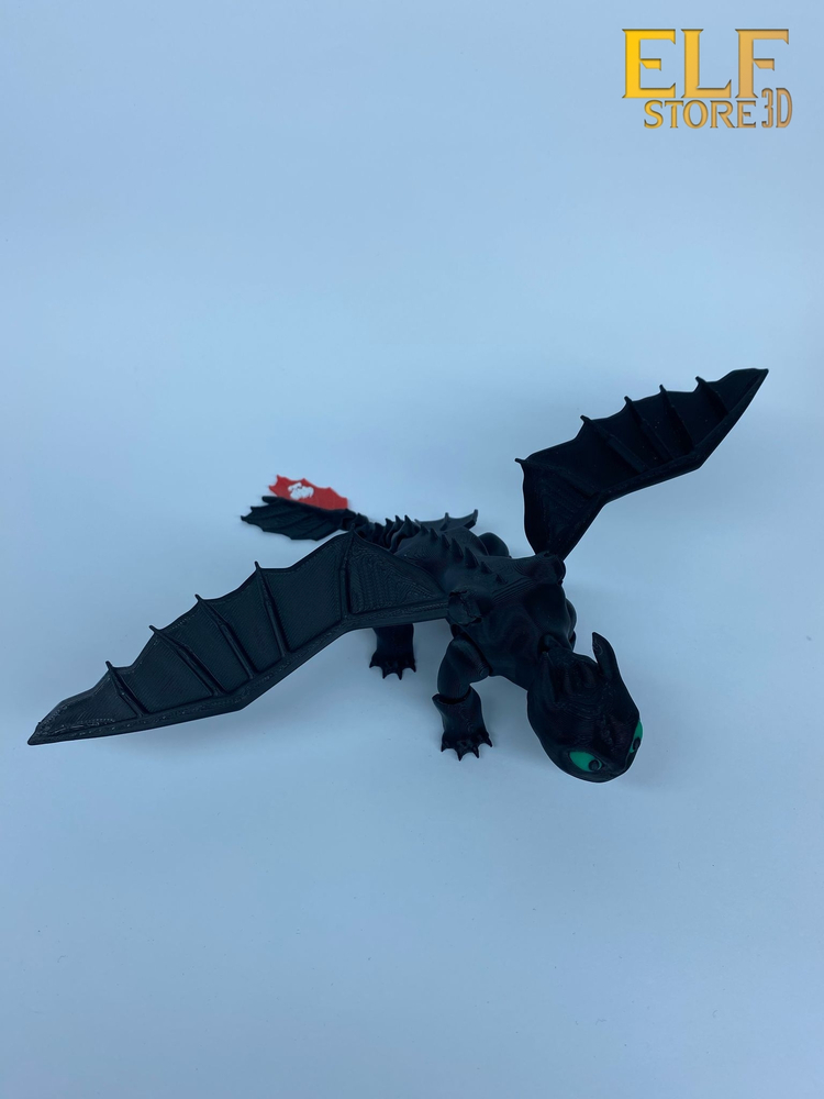 Ejderhanı Nasıl Eğitirsin Dişsiz Gecenin Öfkesi Nıght Fury 16 cm