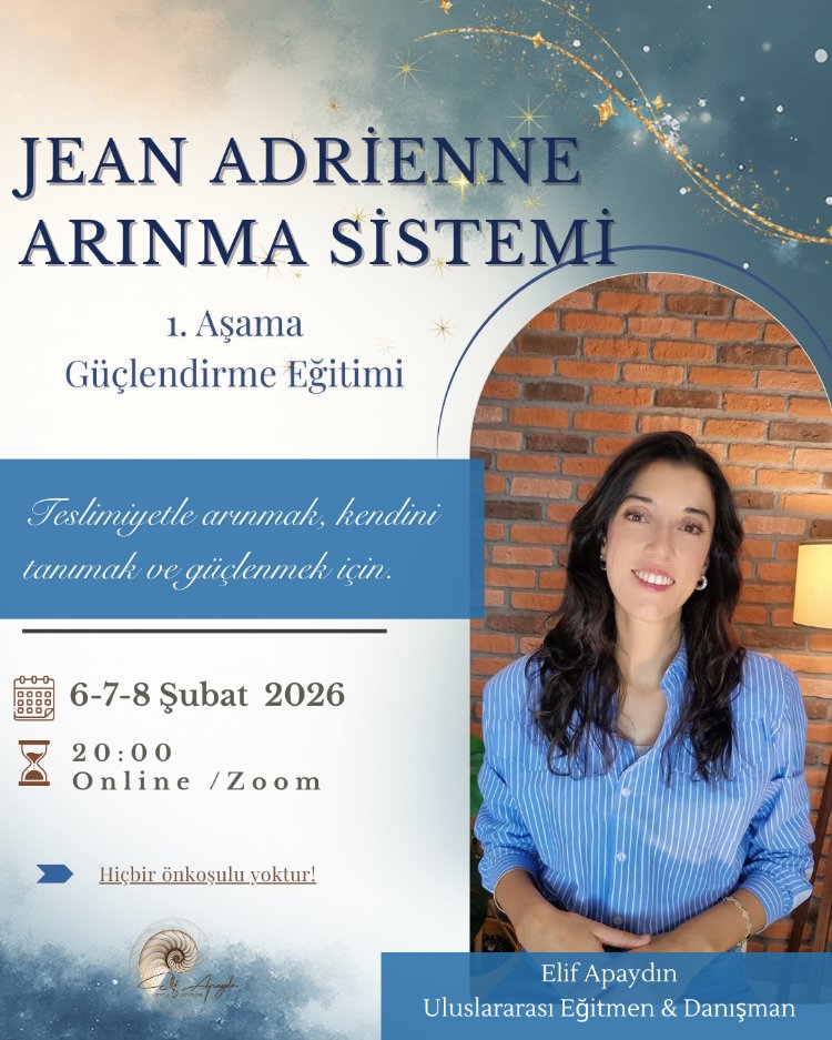 Jean Adrienne Arınma Sistemi 1. Aşama Eğitimi 