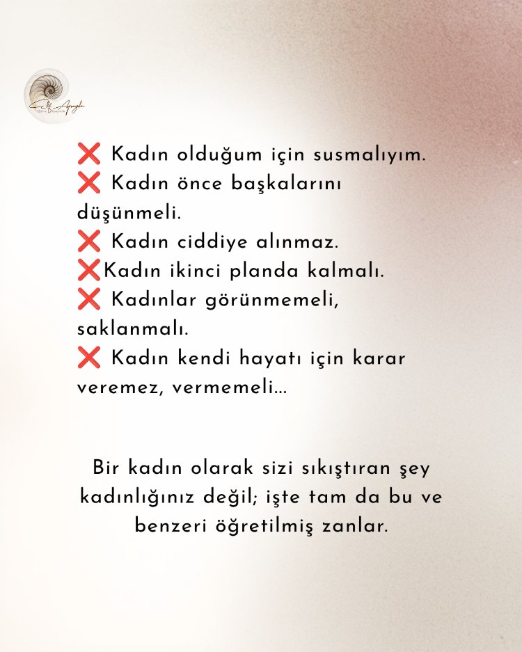 Kadınlığınla Barış Atölyesi
