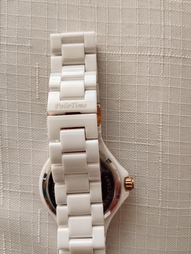 Orijinal Polo Time Seramik Kasa ve Kordon Kol saati 