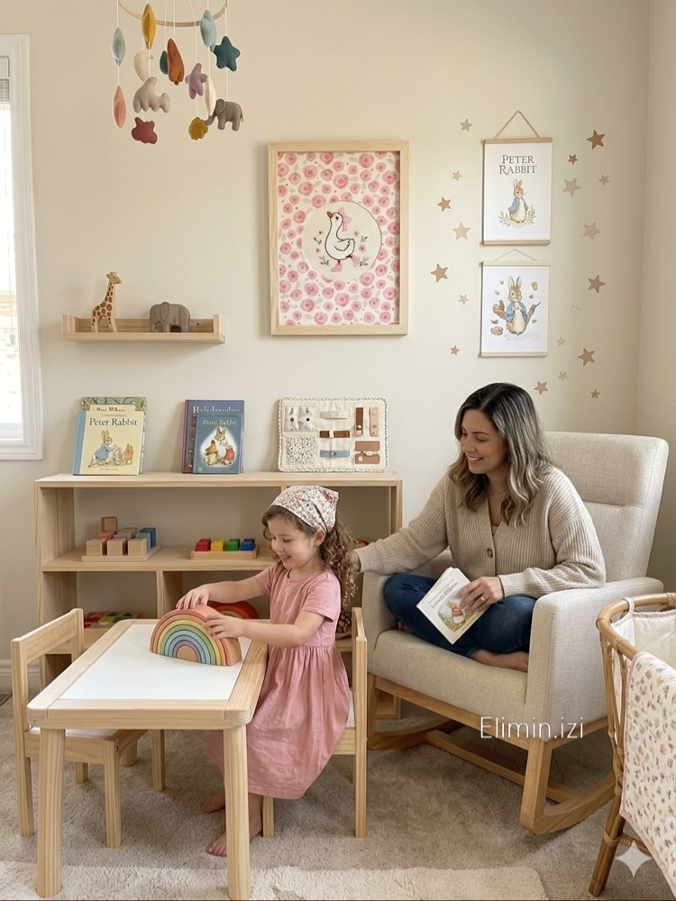 Dekoratif Çocuk Odası Çerçeve