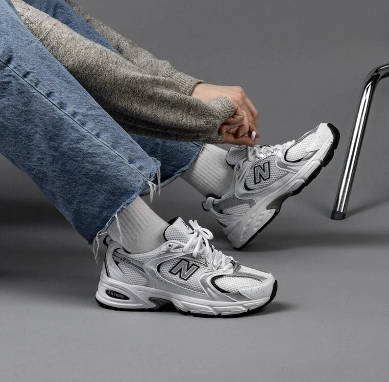 New Balance 530 Lifestyle White-Sılver