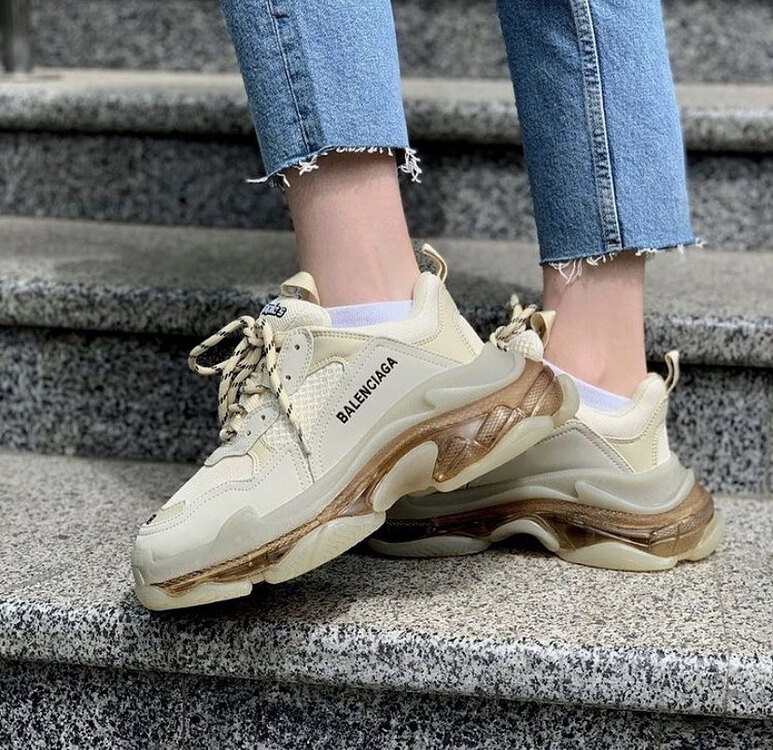 Balenciaga Triple S Sole Clear “Beige”