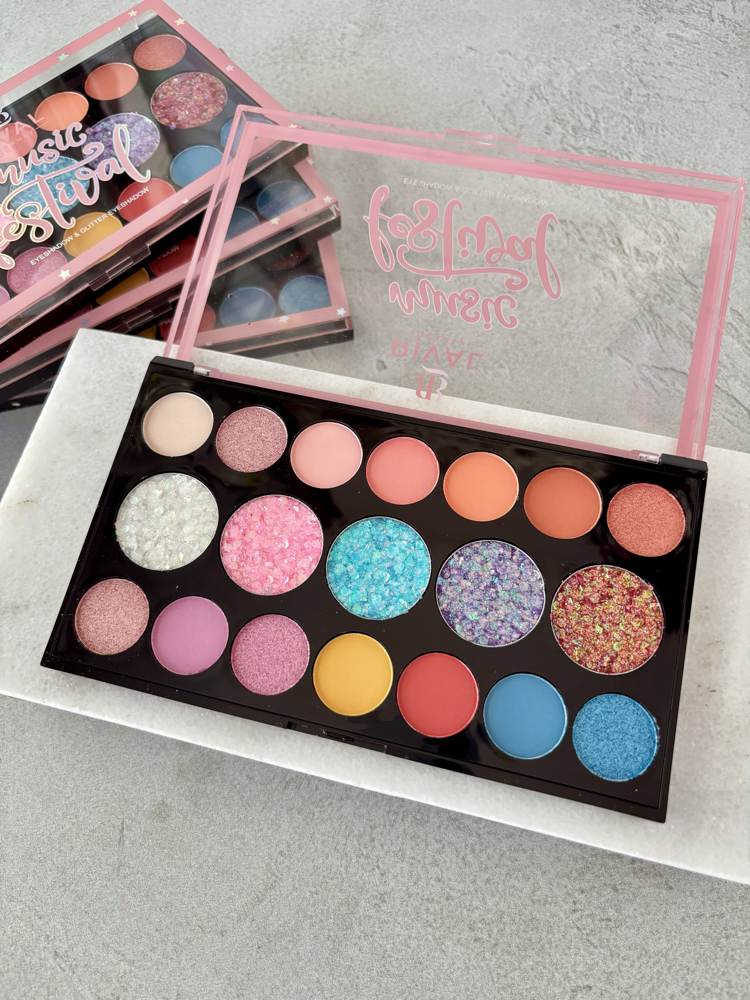 19 Renk Pigment Glitter Far Paketi