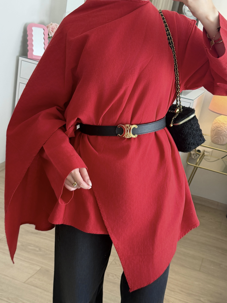 Keten kumaş tunik