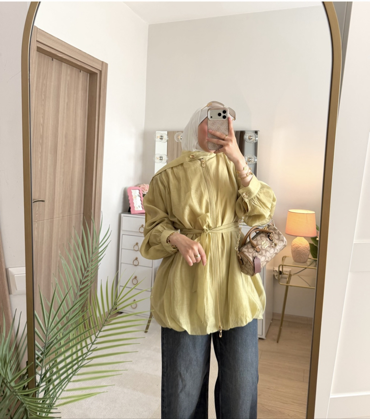 Gold düğmeli detaylı ceket