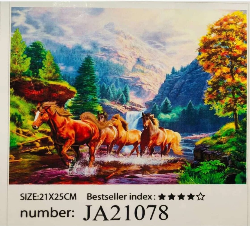 5D Yapışan Boncuk Goblen Mozaik Tablo Pano 21*25 cm