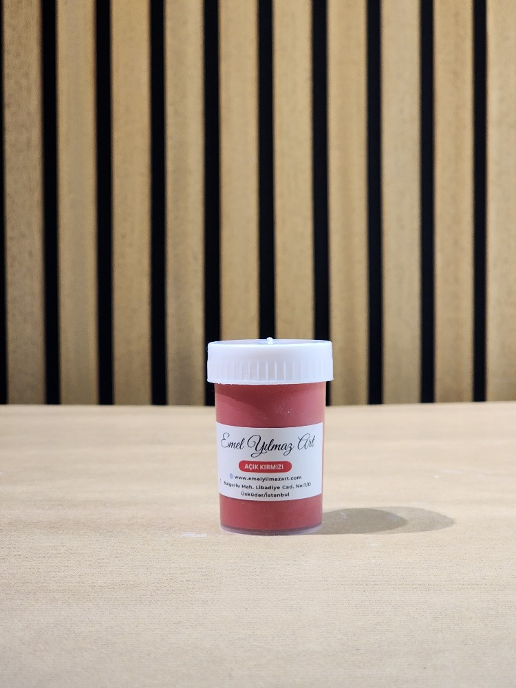 Açık Kırmızı Sır Altı Boyası 60 ml