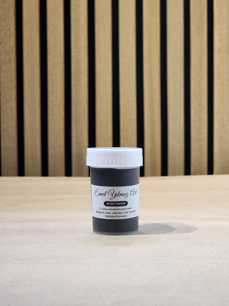 Siyah Tahrir Sır Altı Boyası 60 ml