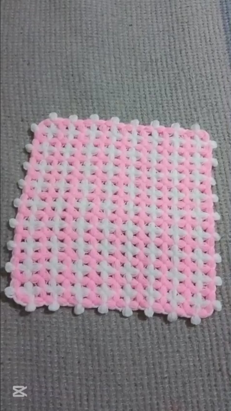 El Yapımı Pembe Beyaz Lif