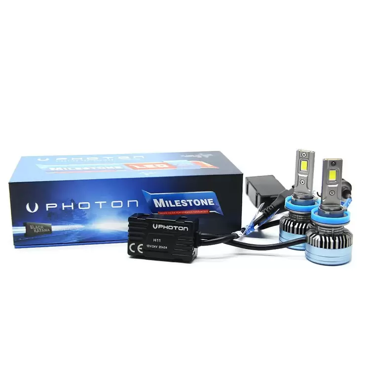Photon Milestone H11 Led Xenon (Black Katana)