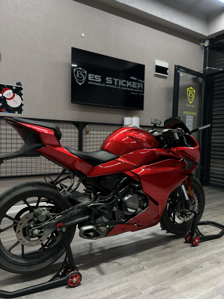 SR 250 CANDY RED KAPLAMA 