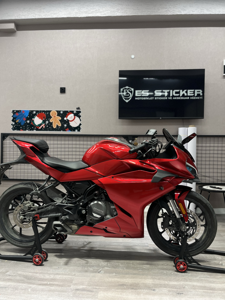 SR 250 CANDY RED KAPLAMA 
