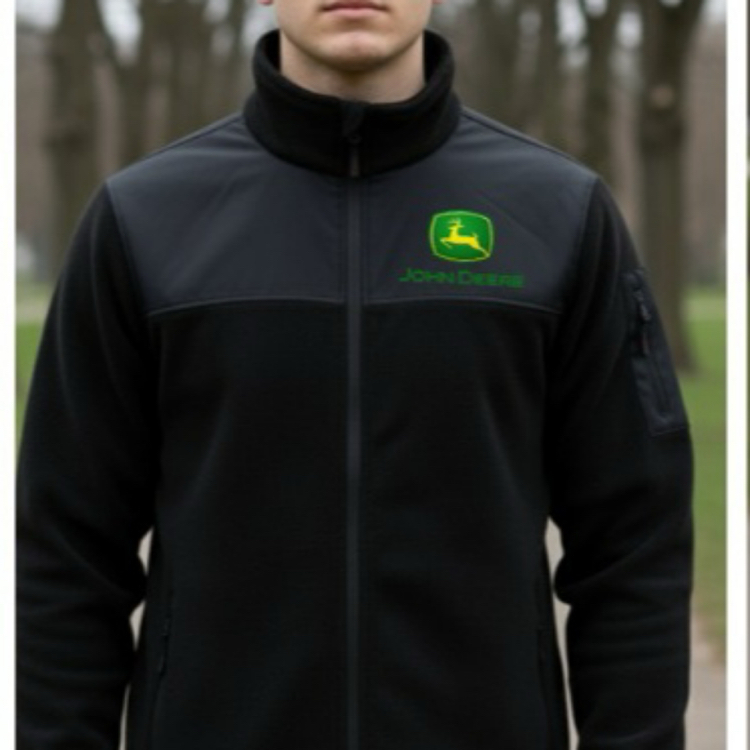 JOHN DEERE Fermuarlı Polar Ceket