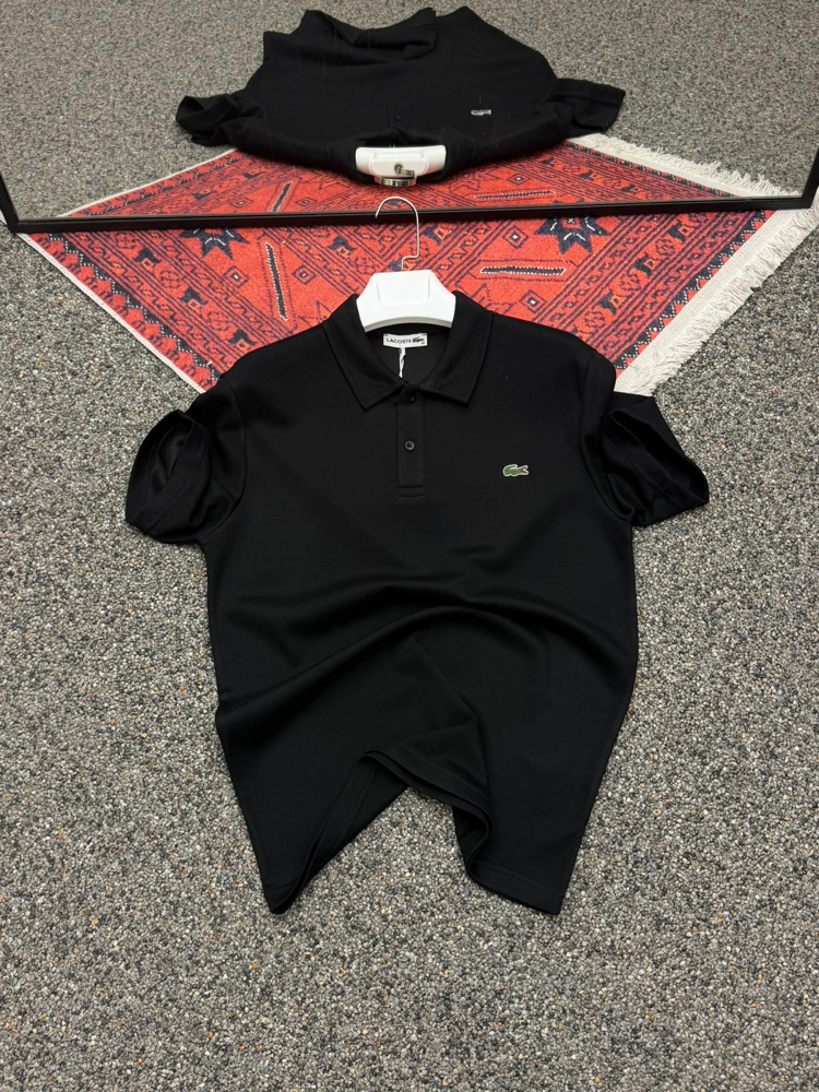Lacoste Siyah Polo Yaka T-Shirt
