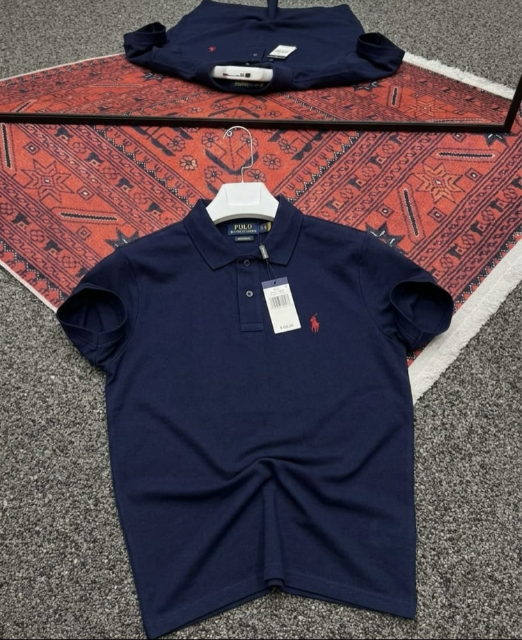 US POLO Lacivert Polo Yaka T-shirt