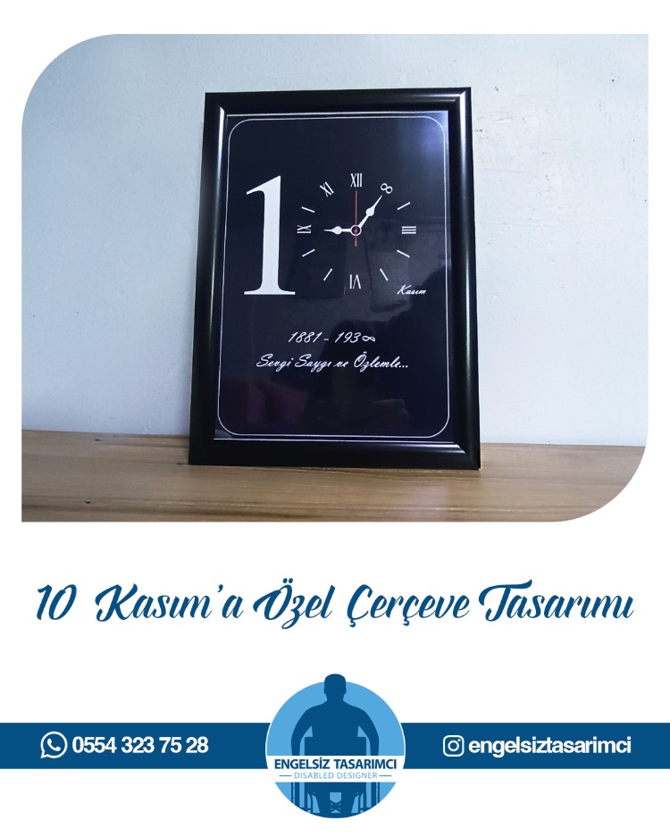 10 Kasıma Özel Çerçeve Tasarımı