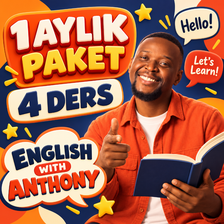 1 Aylık İngilizce Paketi – Haftada 1 Ders