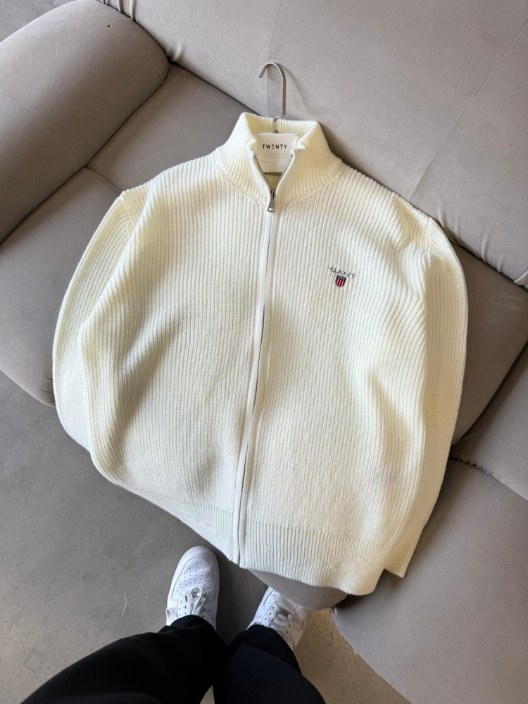 Gant Tam Fermuar Triko Premium