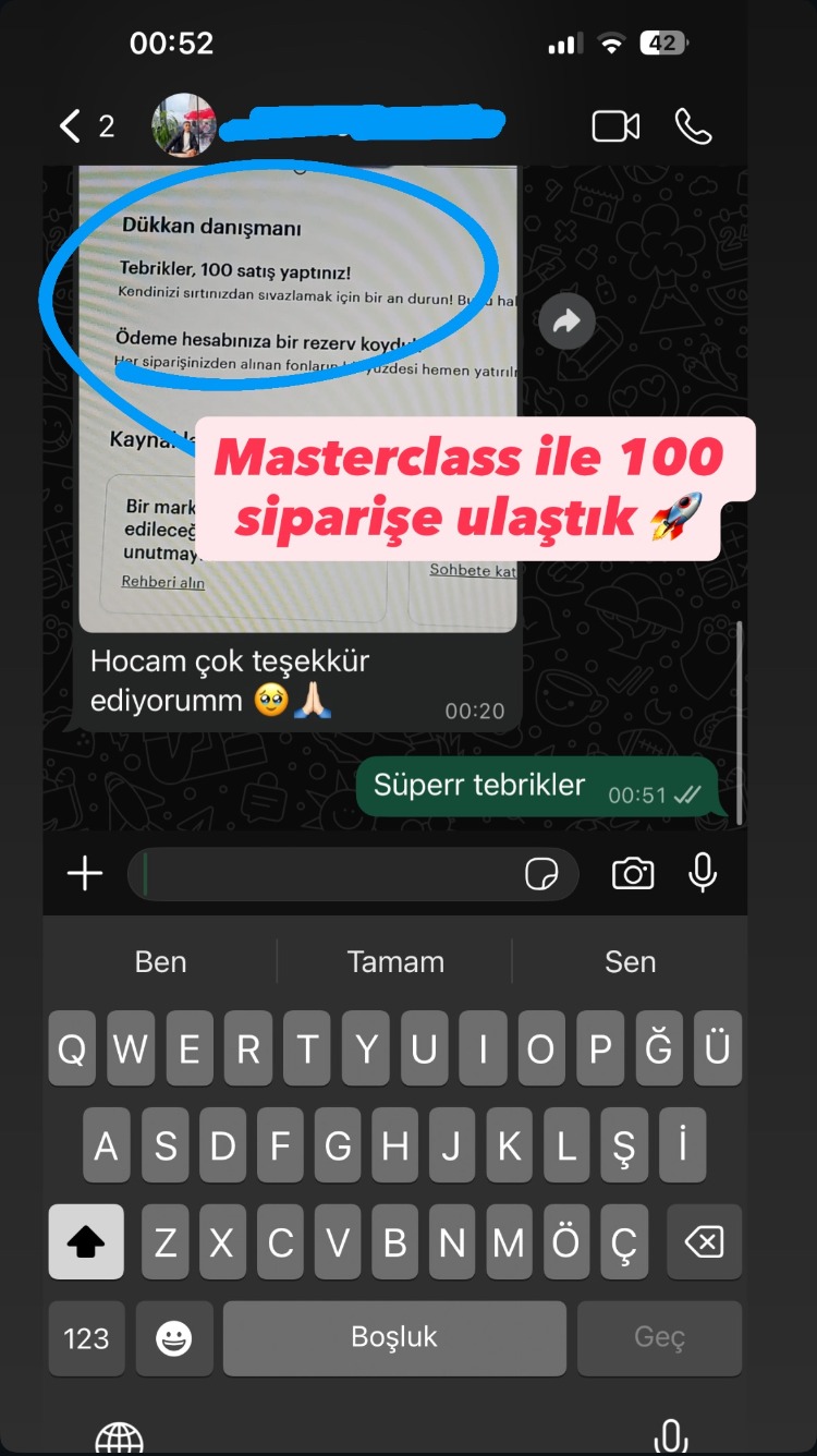 Etsy MasterClass Silver Birebir Danışmanlık