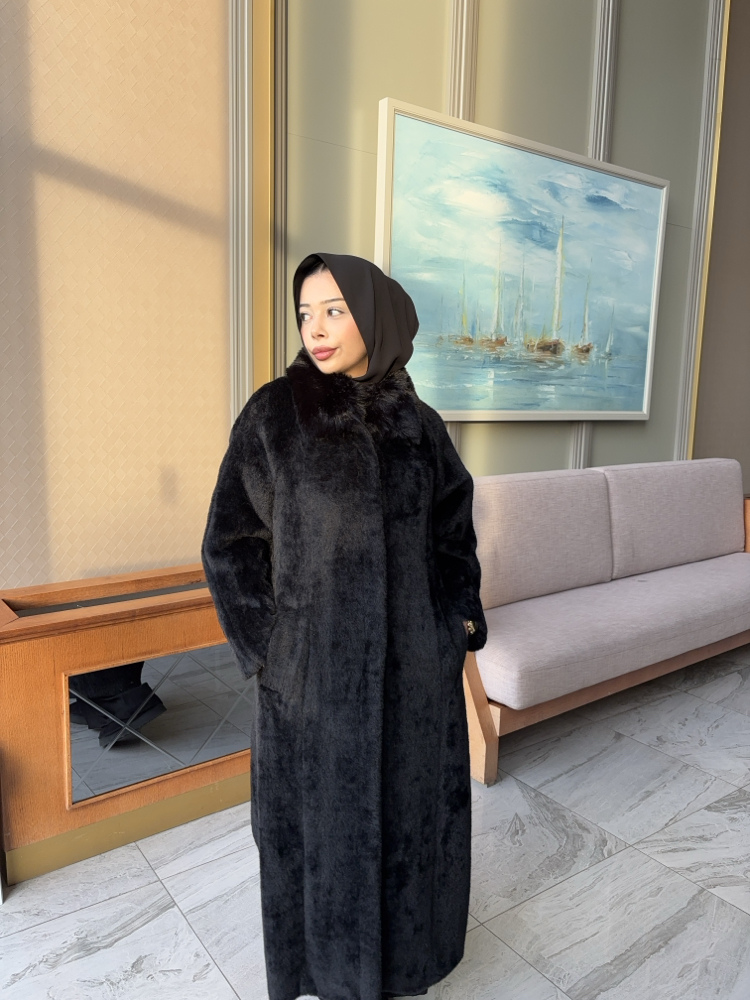 Siyah Angora Kürk