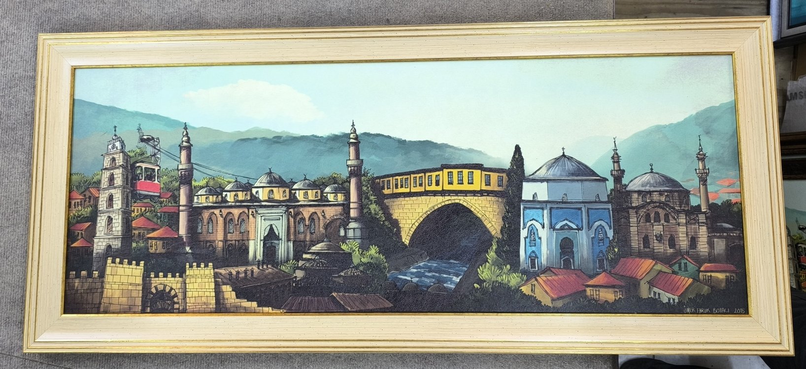 Bursa Panoraması Kanvas Tablo 