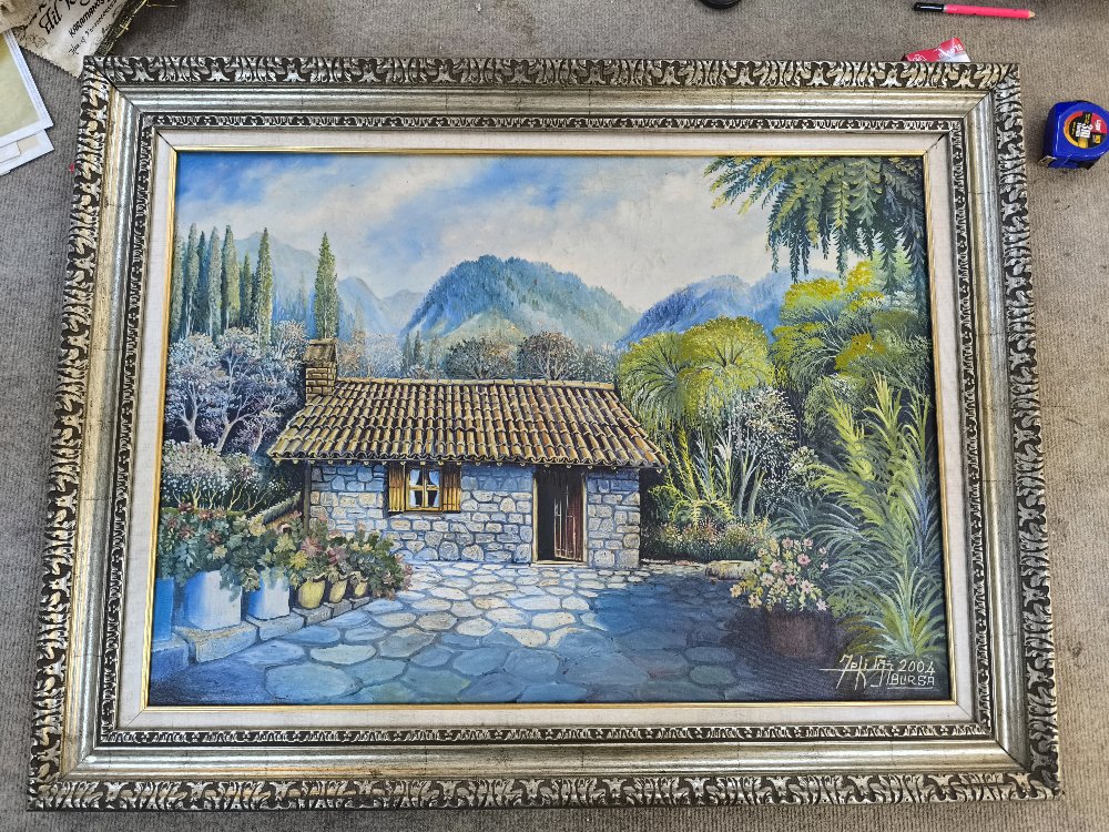 Orjinal Yağlıboya Tablo Zeki Söz İmzalı 2004 