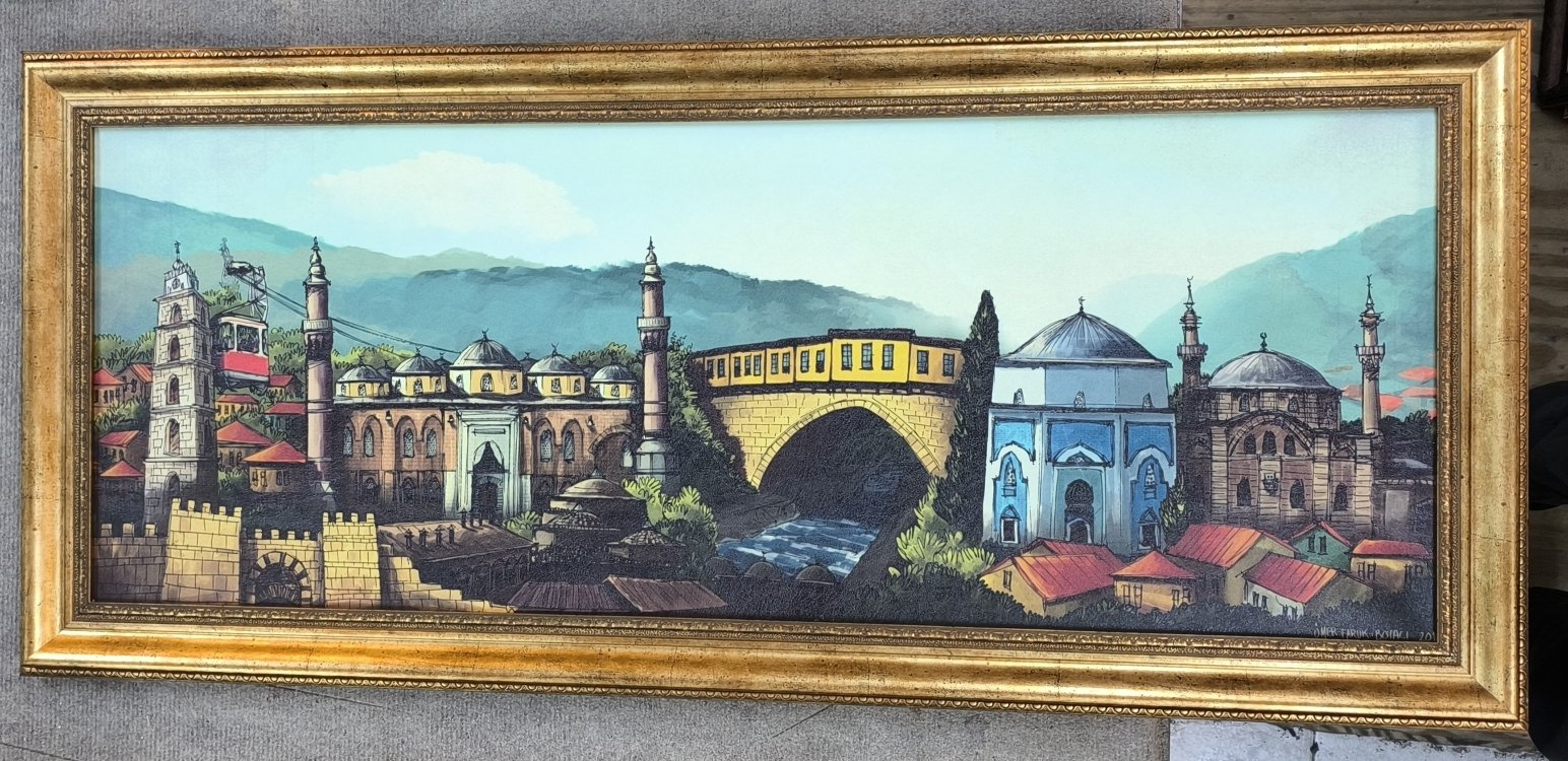 Bursa Panoraması Kanvas Tablo 
