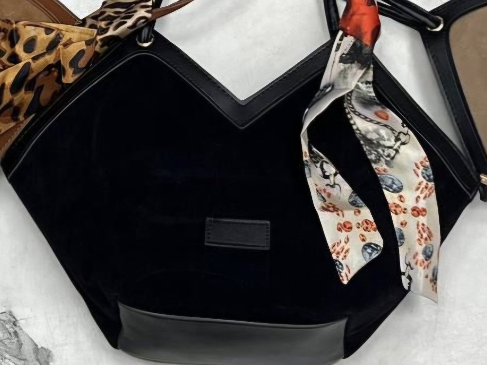 beach bag Süet Siyah