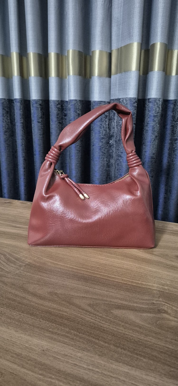 Aura Baget Çanta Bordo