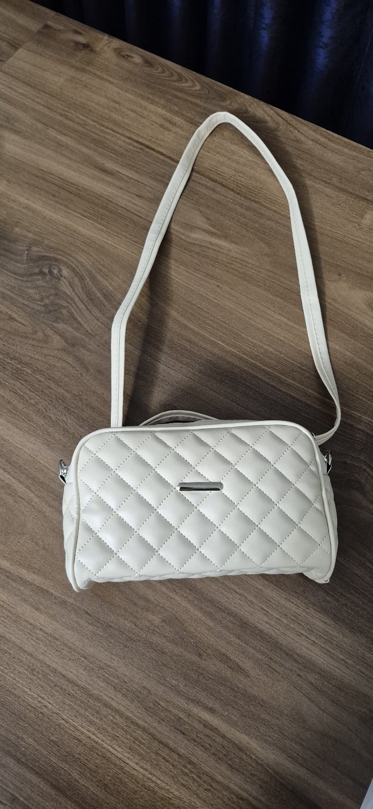 Eko Guess Krem 2 Bölmeli Omuz ve Çapraz Çanta