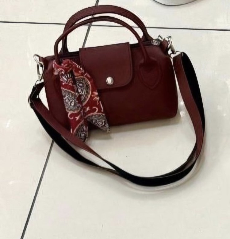Long Şallı Bordo