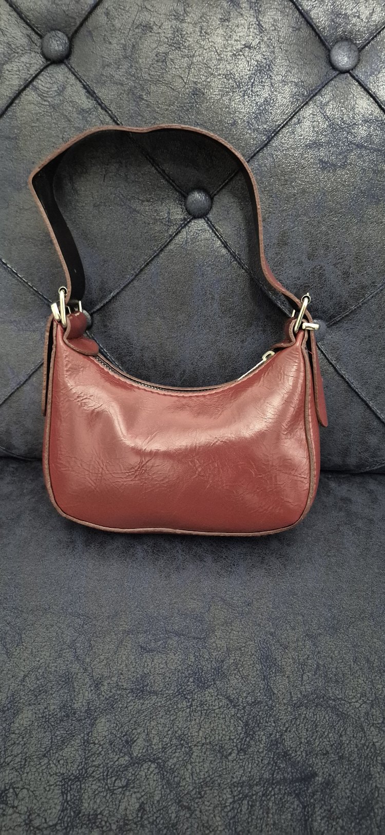 Candy Baget Çanta Bordo K. Rugan