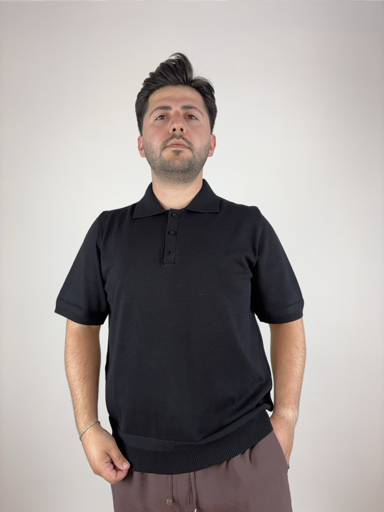 TW-Siyah Triko Tişört 