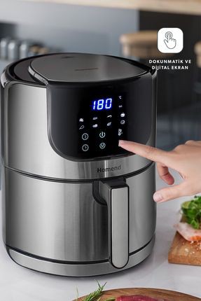 Homend Airfryday 2502h 8 Farklı Program, Dokunmatik Ekran, 5l Airfryer
