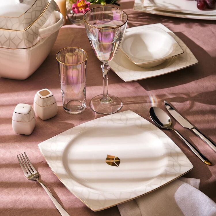 EMSAN FINE BONE GOLDEN LEAF 60 PARÇA
