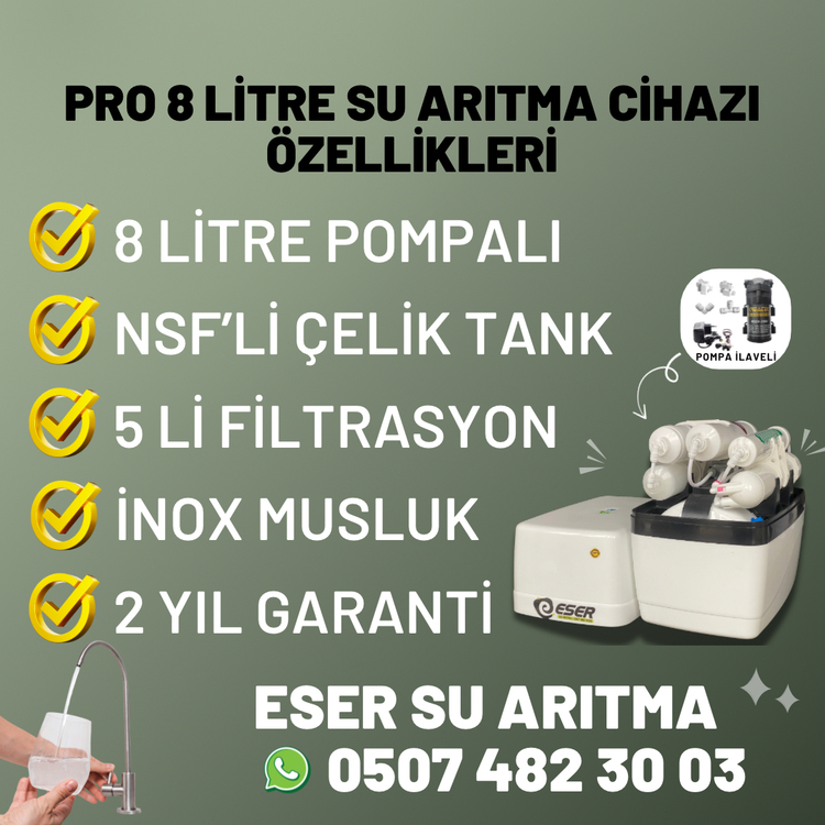 8 Litre Pompalı