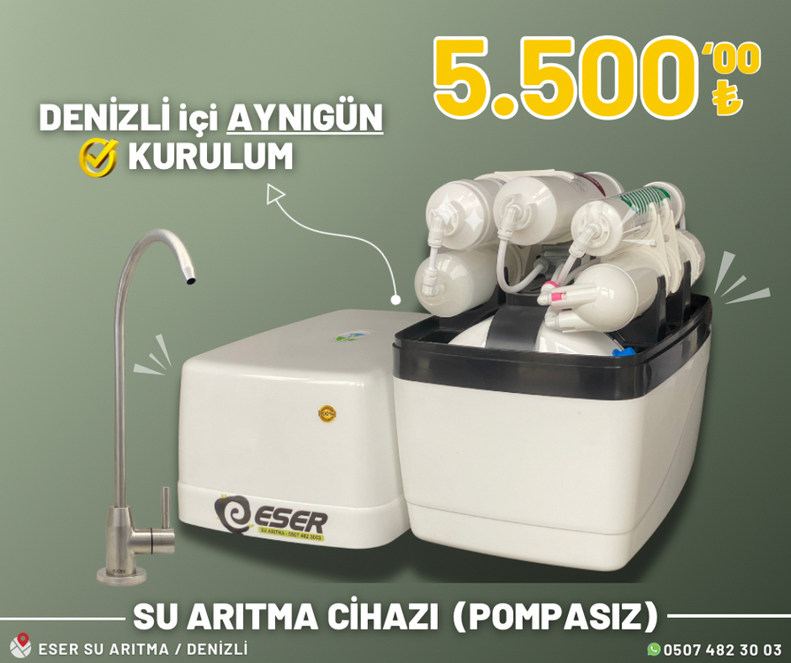 8 litre Pompasız