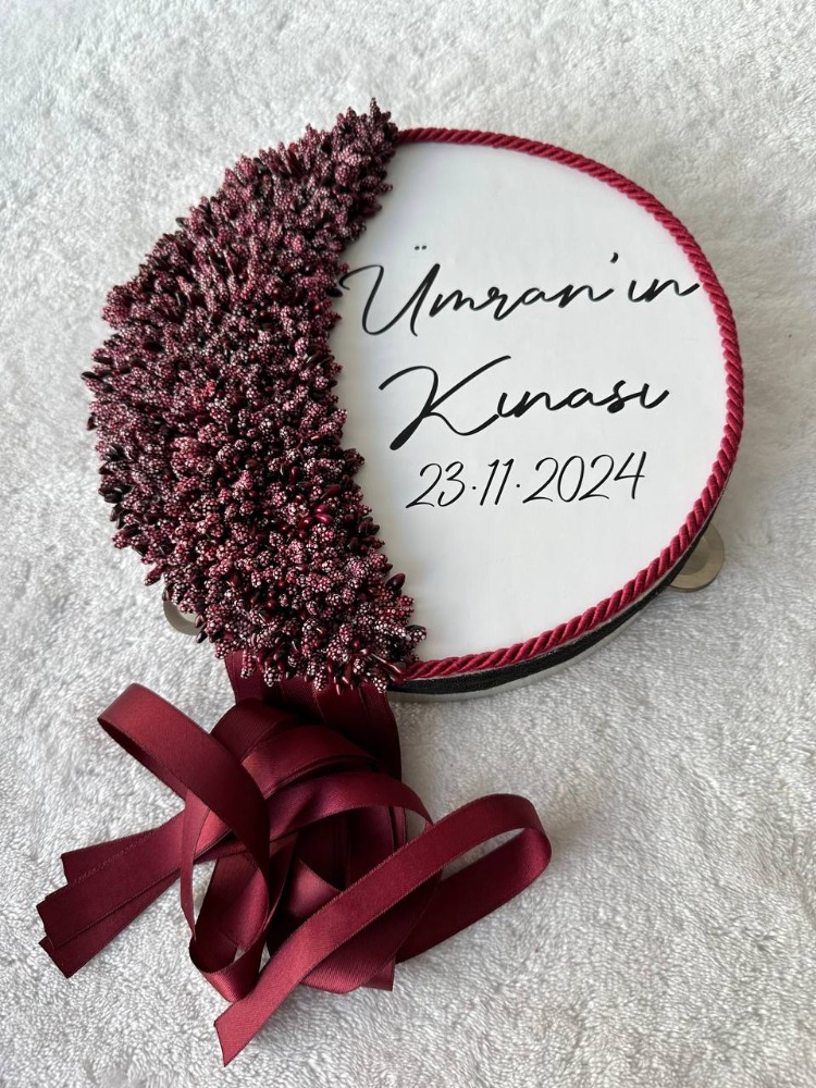 Personalisierter Braut-Def im Knospen-Design mit speziellem Fotodruck | EW-292682