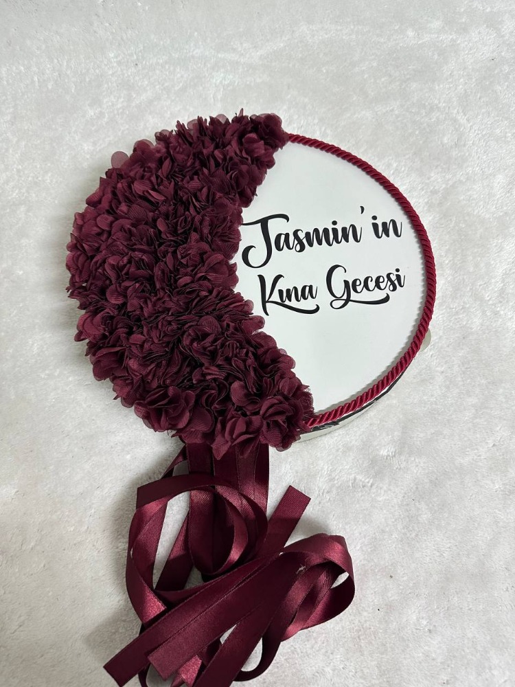 Personalisierter Braut-Def mit Laserblumen für Hochzeit und Henna-Feier | EW-292675